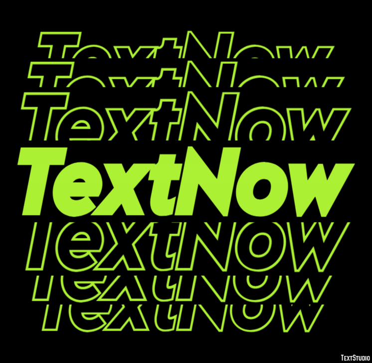 TextNow Text Effect