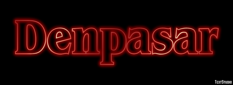 Denpasar Effetto testo
