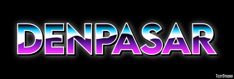 Denpasar Effetto testo