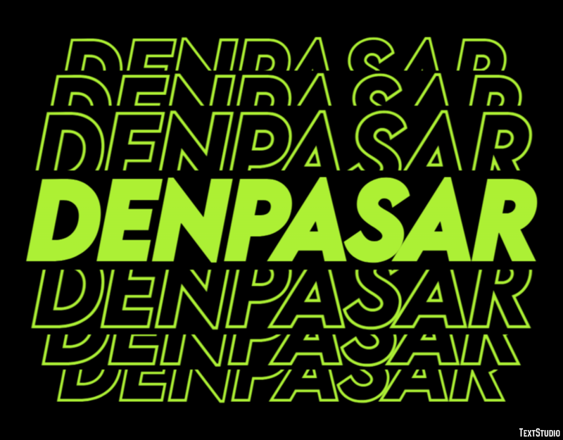 Denpasar Efekt tekstowy