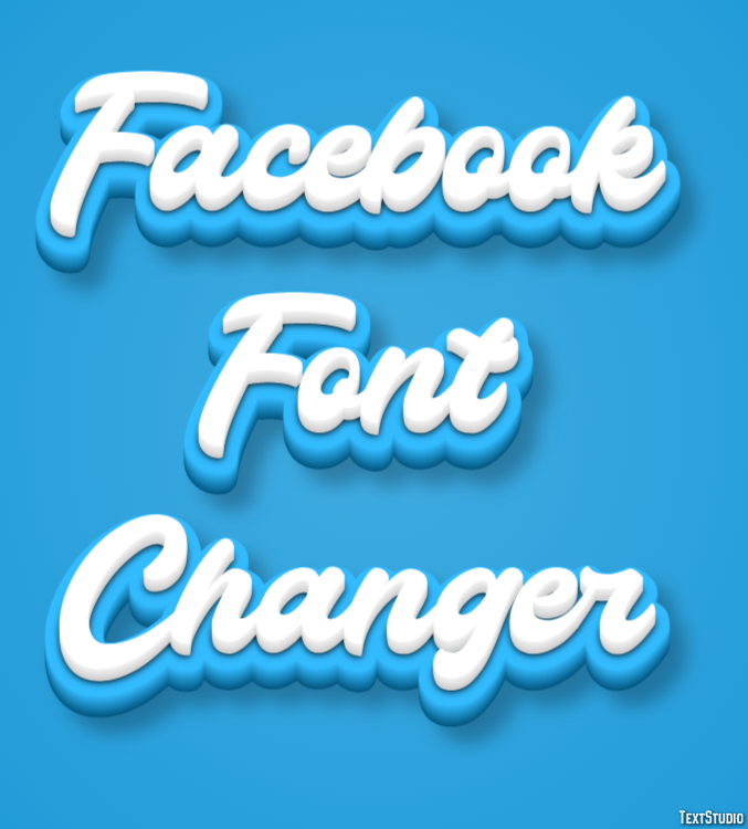Facebook Font Changer Efekt tekstowy