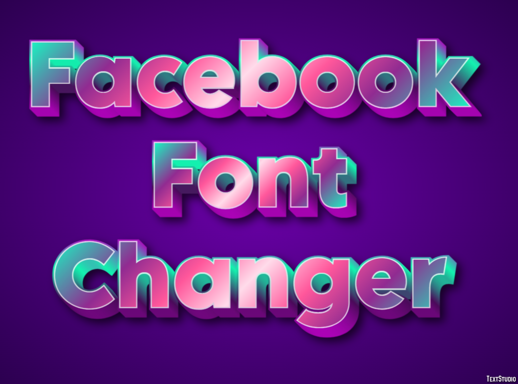 Facebook Font Changer Efekt tekstowy