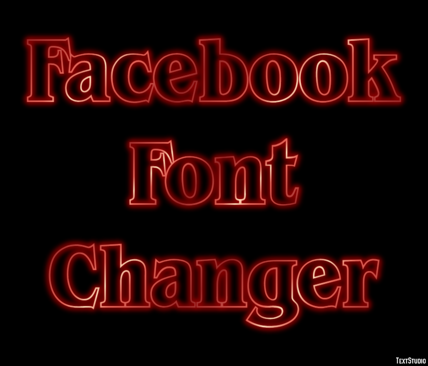 Facebook Font Changer Efekt tekstowy