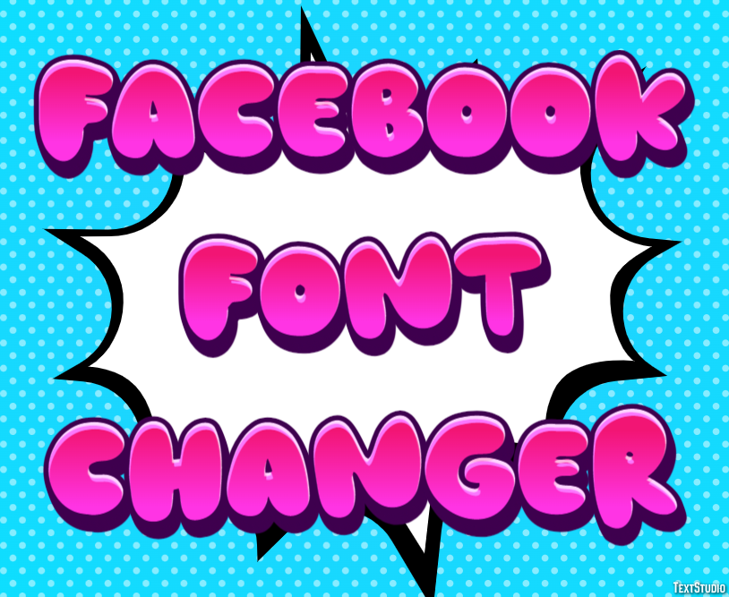 Facebook Font Changer Efekt tekstowy