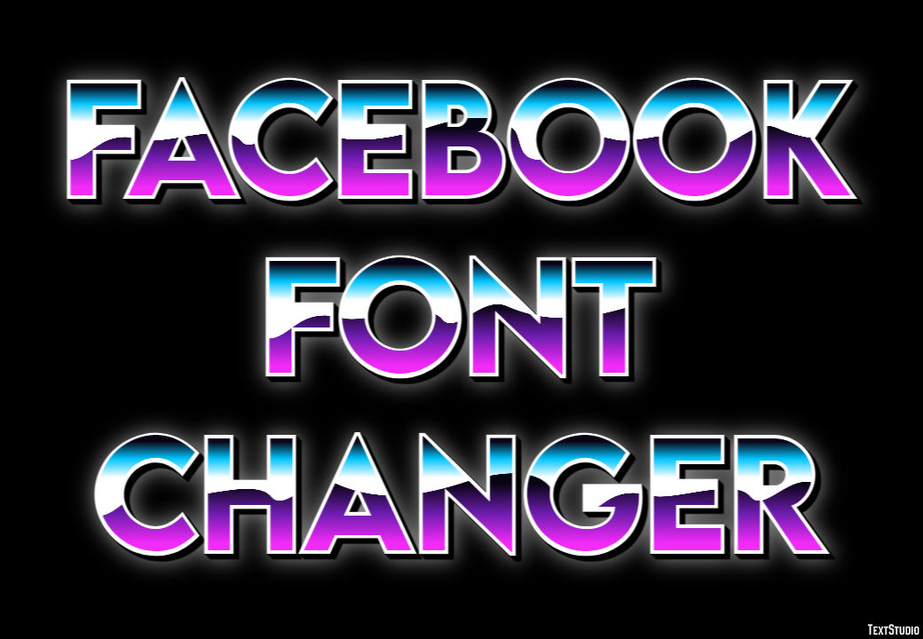 Facebook Font Changer Efekt tekstowy