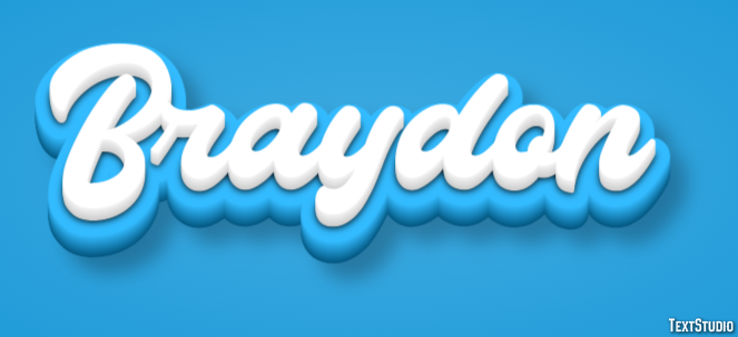 Braydon Effetto testo