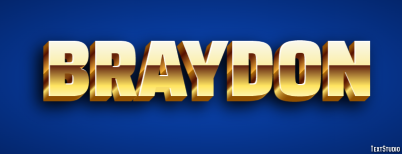 Braydon テキスト効果