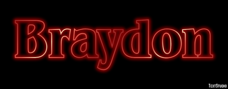 Braydon Effetto testo