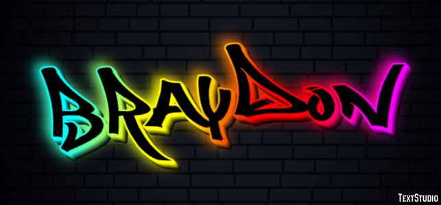 Braydon Text effect