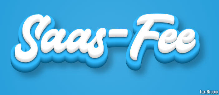 Saas-Fee Tekst Effect