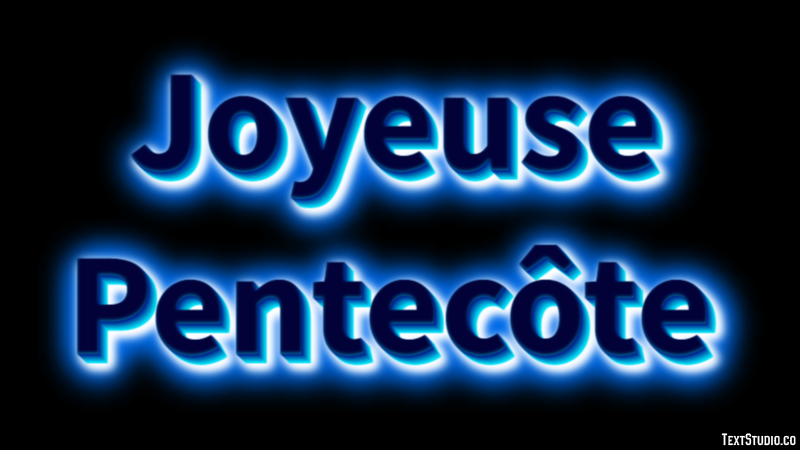 Joyeuse Pentecôte Effet de Texte