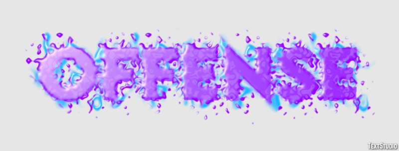Offense Text Effect