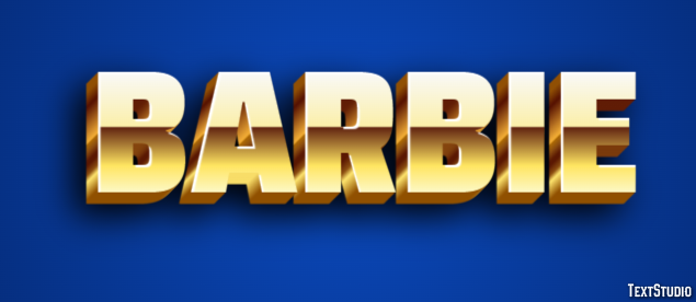 Barbie Text effect