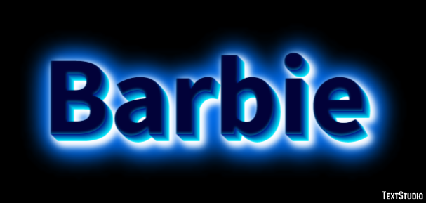 Barbie Text effect