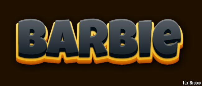 Barbie Efeito de texto