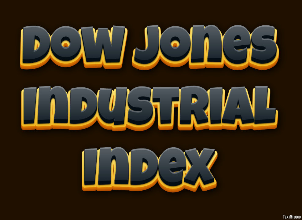 Dow Jones Industrial Index Metin Efekti