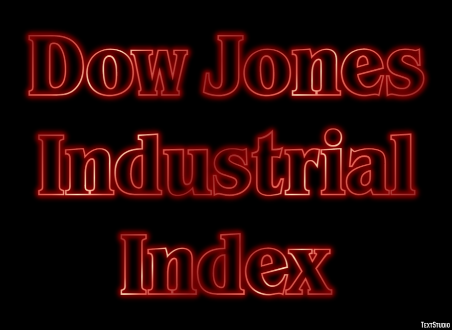 Dow Jones Industrial Index Metin Efekti