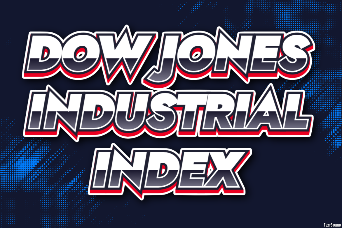 Dow Jones Industrial Index Effetto testo