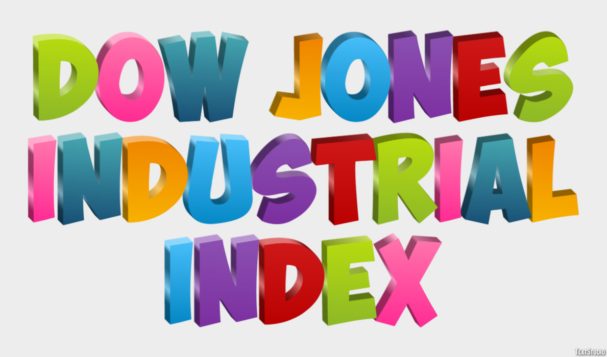 Dow Jones Industrial Index Metin Efekti