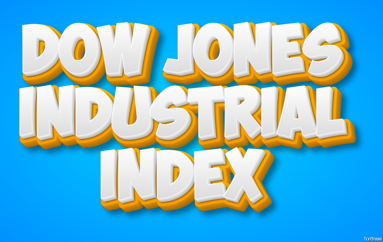 Dow Jones Industrial Index Metin Efekti