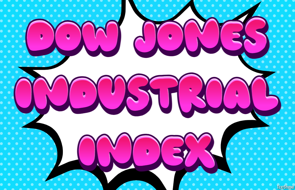 Dow Jones Industrial Index Metin efekti