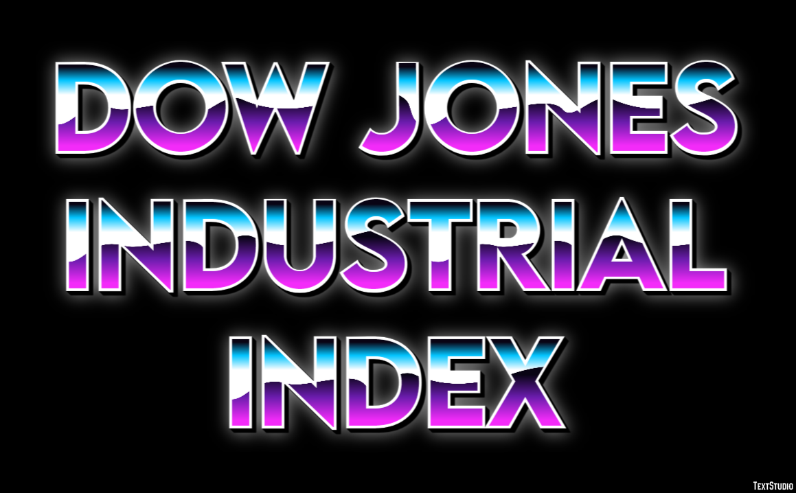 Dow Jones Industrial Index Metin Efekti