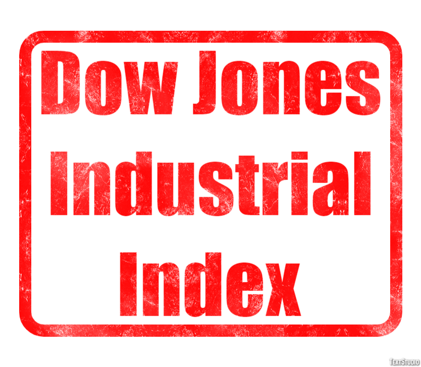 Dow Jones Industrial Index Effetto testo