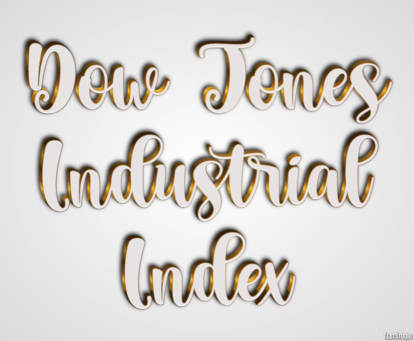 Dow Jones Industrial Index Metin Efekti