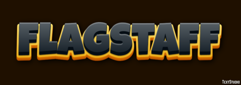 Flagstaff Efekt tekstowy