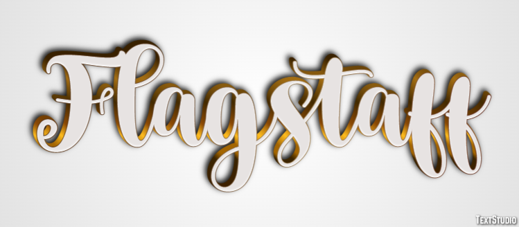 Flagstaff Efekt tekstowy