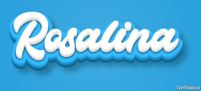 Rosalina Effetto testo