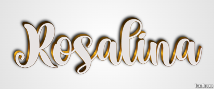 Rosalina Effetto testo