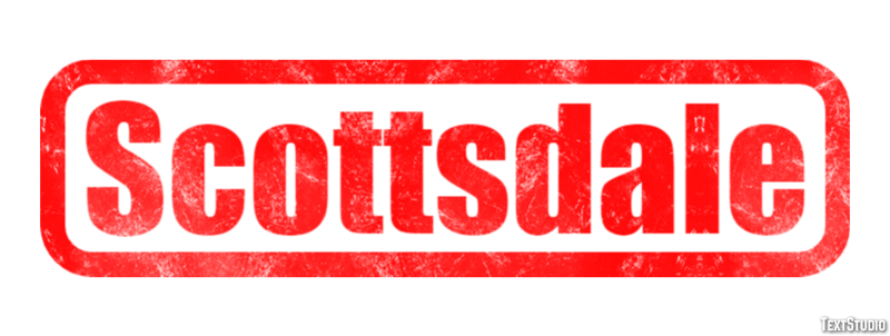 Scottsdale Efekt tekstowy