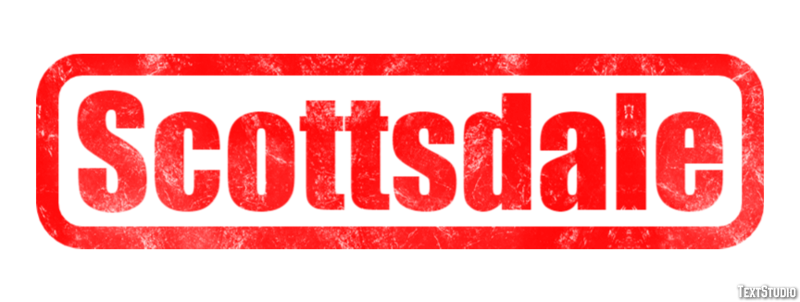 Scottsdale Efekt tekstowy