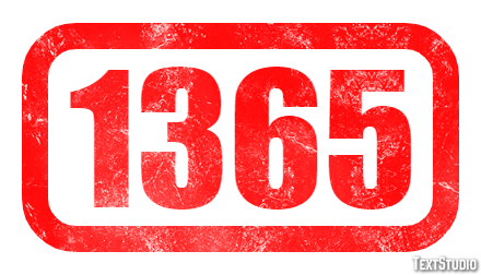 1365 Effetto testo