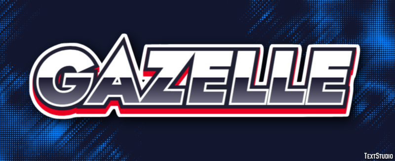 Gazelle Effet de Texte