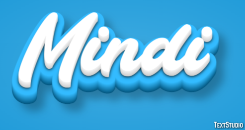 Mindi Text Effect