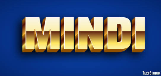 Mindi Text effect