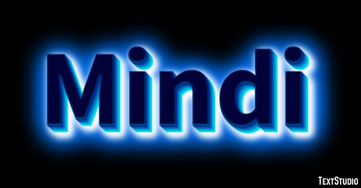 Mindi Text effect