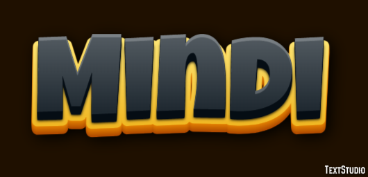 Mindi Text effect