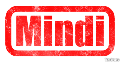 Mindi Text effect