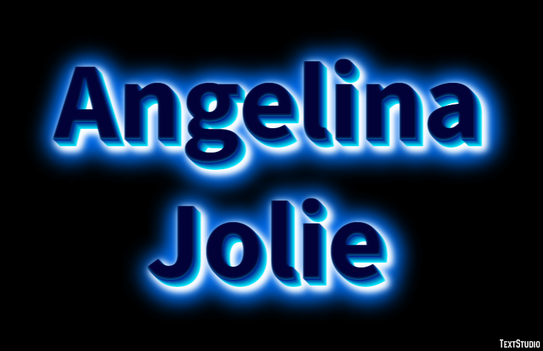 Angelina Jolie Text Effect