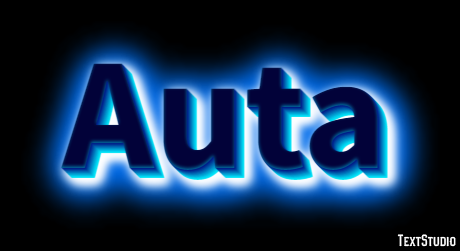 Auta Text effect
