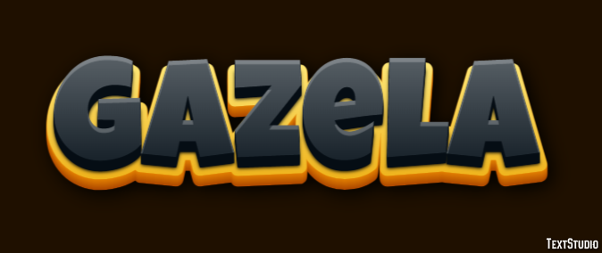Gazela Efeito do texto