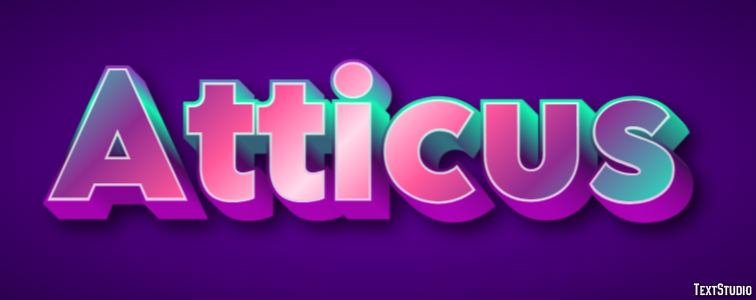 Atticus Effetto testo