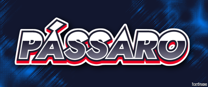Pássaro テキスト効果