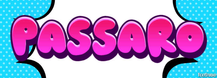 Pássaro テキスト効果