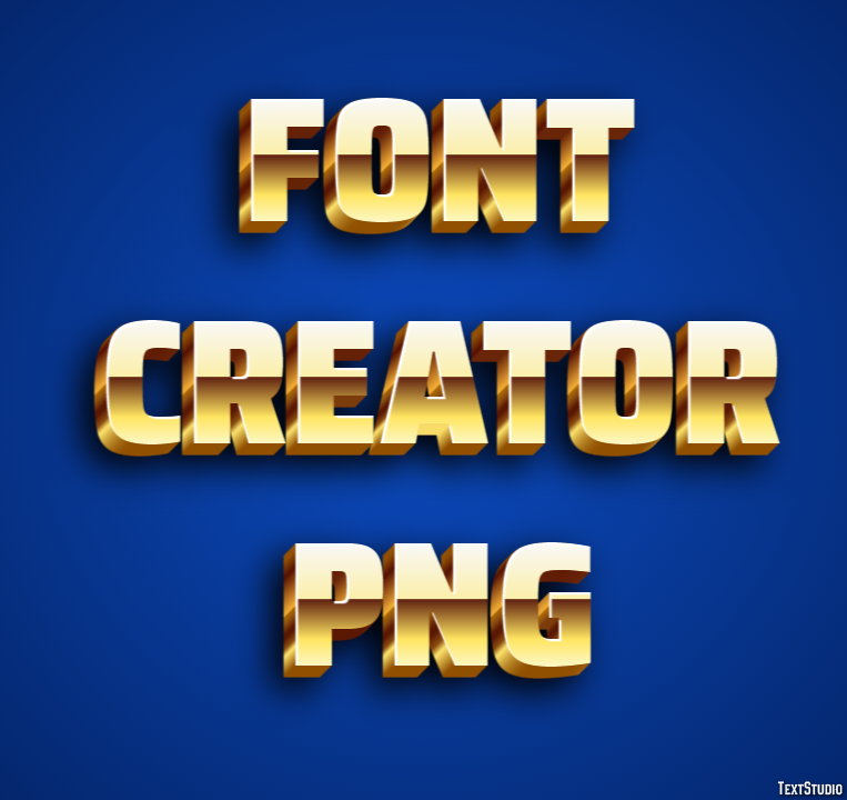 Font Creator Png Efekt tekstowy