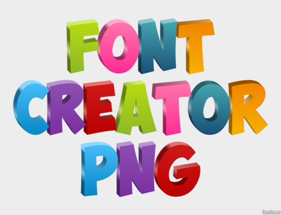 Font Creator Png Efekt tekstowy