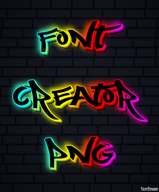 Font Creator Png Efekt tekstowy